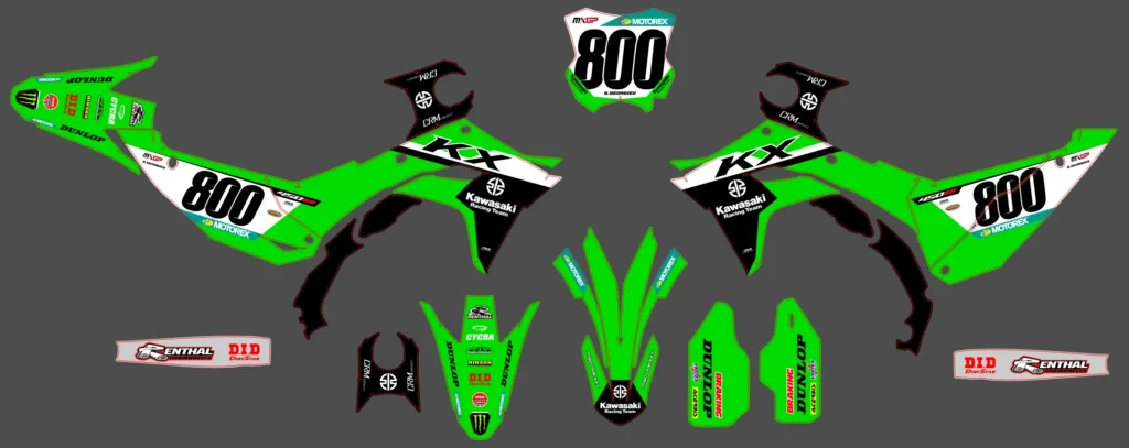 Okleina motocyklowa KAWASAKI - KAW-153