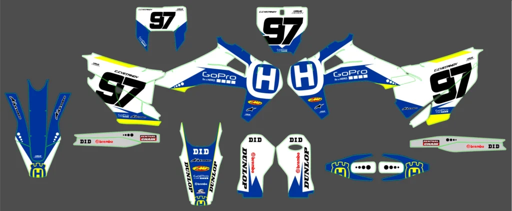 Okleina motocyklowa HUSQVARNA - HUSQ-262