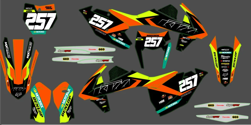 Okleina motocyklowa KTM - KTM-1039