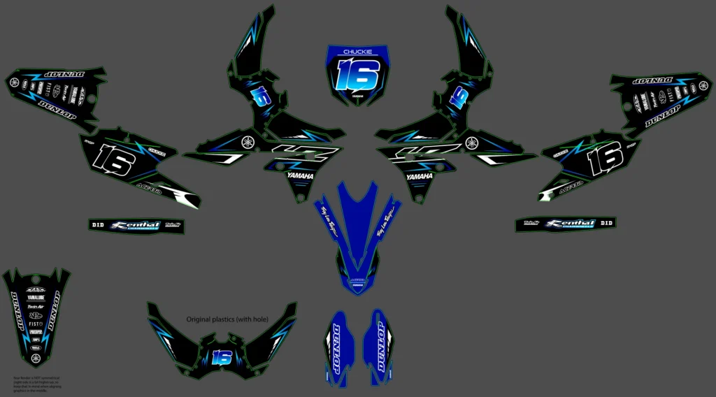 Okleina motocyklowa YAMAHA - YAM-335
