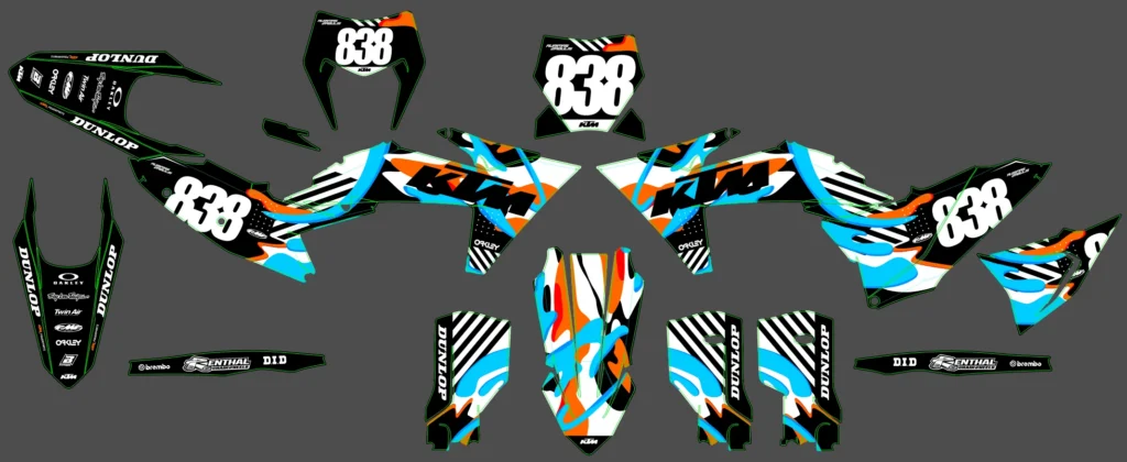 Okleina motocyklowa KTM - KTM-830
