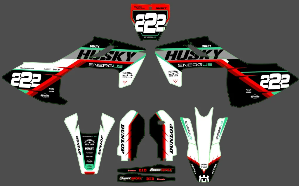 Okleina motocyklowa HUSQVARNA - HUSQ-265