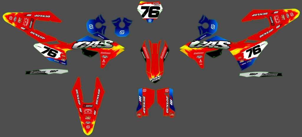 Okleina motocyklowa GAS GAS - GAS-120