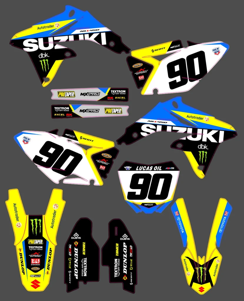 Okleina motocyklowa SUZUKI - SUZ-104