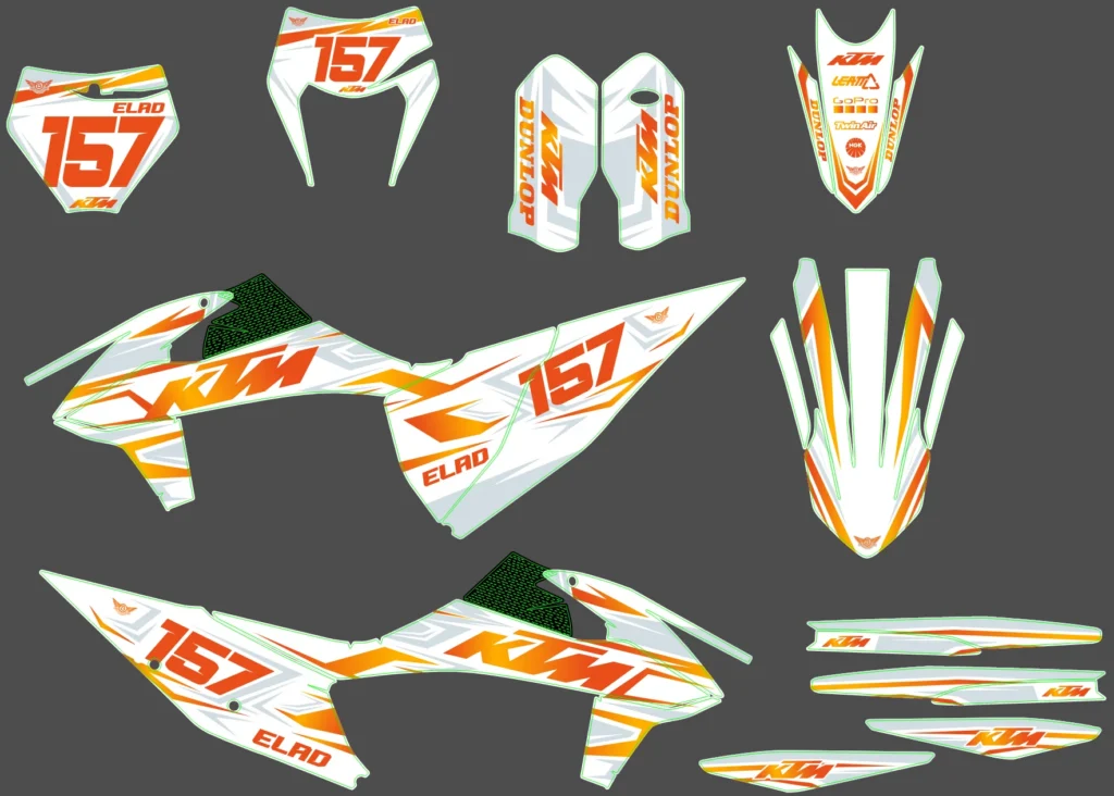 Okleina motocyklowa KTM - KTM-1068