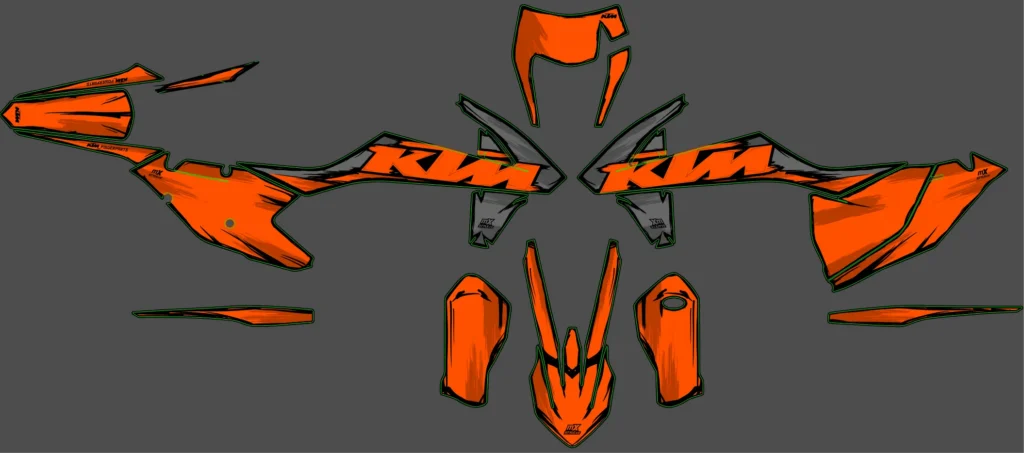 Okleina motocyklowa KTM - KTM-693