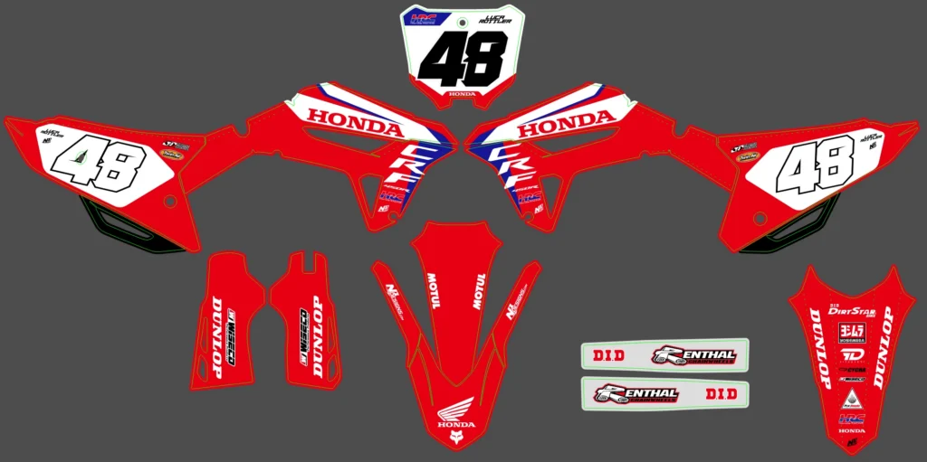 Okleina motocyklowa HONDA - HON-235