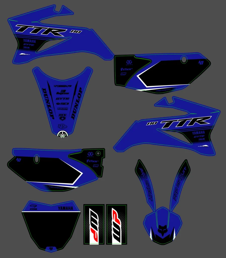 Okleina motocyklowa YAMAHA - YAM-340