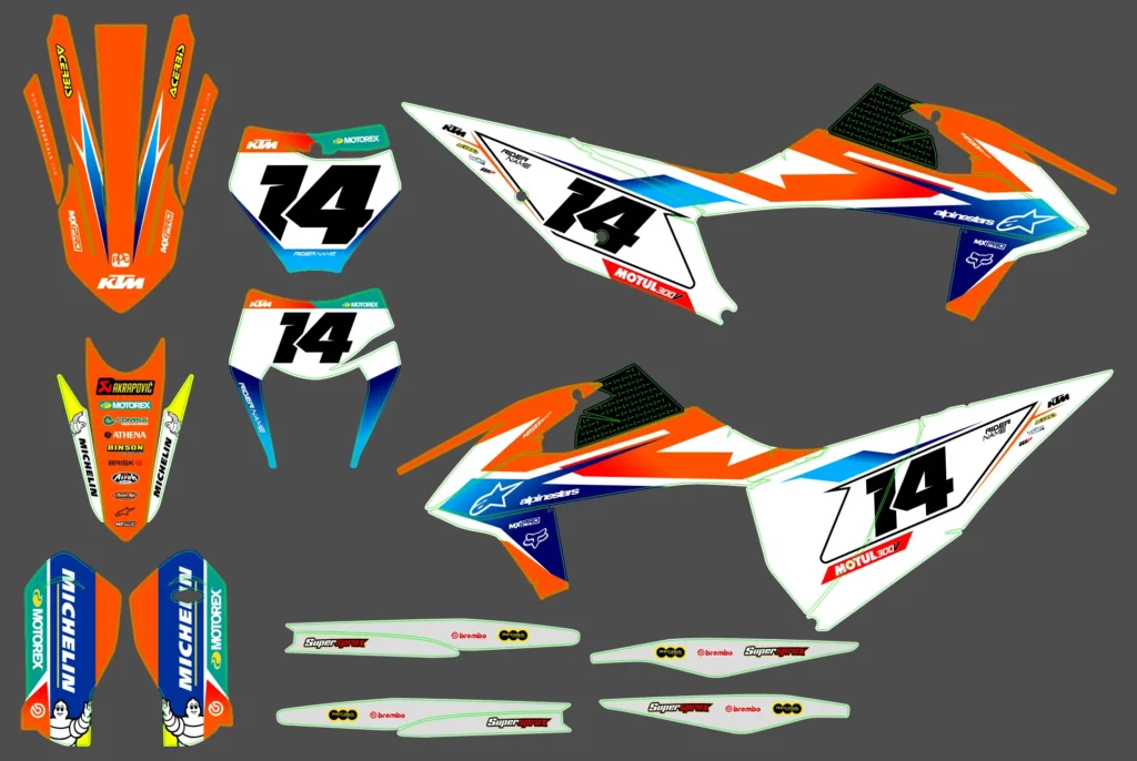 Okleina motocyklowa KTM - KTM-1054