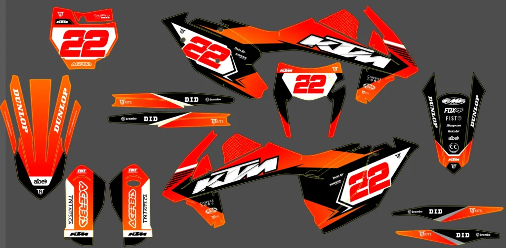 Okleina motocyklowa KTM - KTM-997