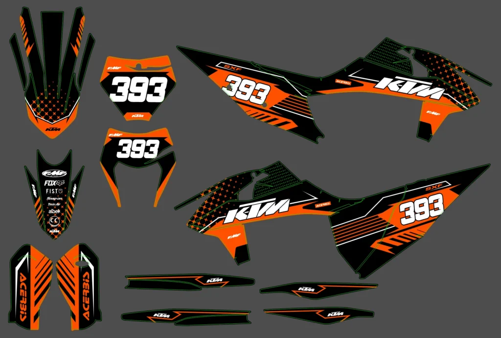 Okleina motocyklowa KTM - KTM-952