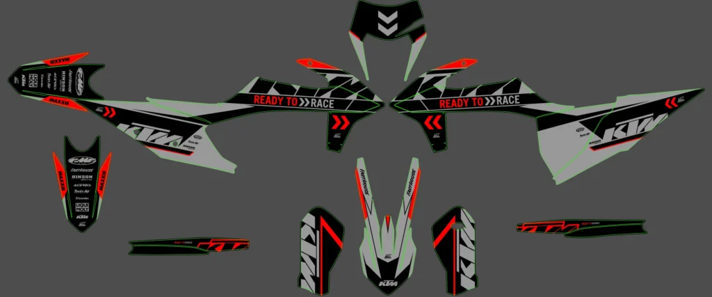 Okleina motocyklowa KTM - KTM-535