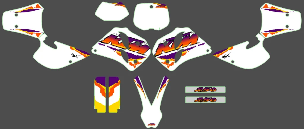 Okleina motocyklowa KTM - KTM-391