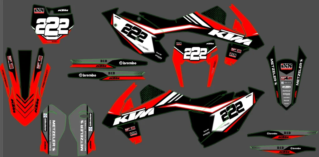 Okleina motocyklowa KTM - KTM-988