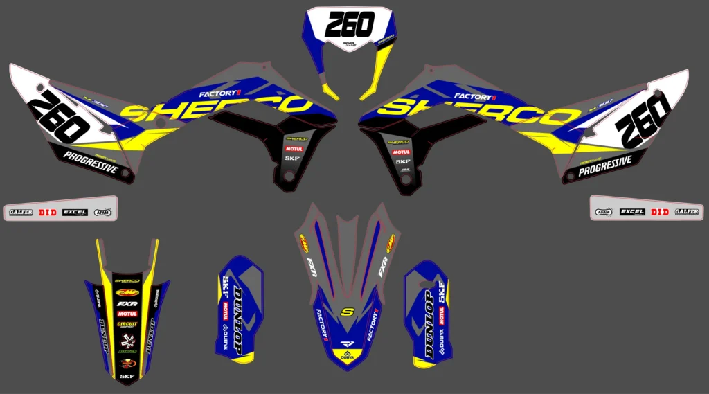 Okleina motocyklowa SHERCO - SHERCO-26