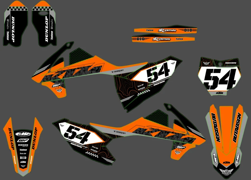 Okleina motocyklowa KTM - KTM-1023