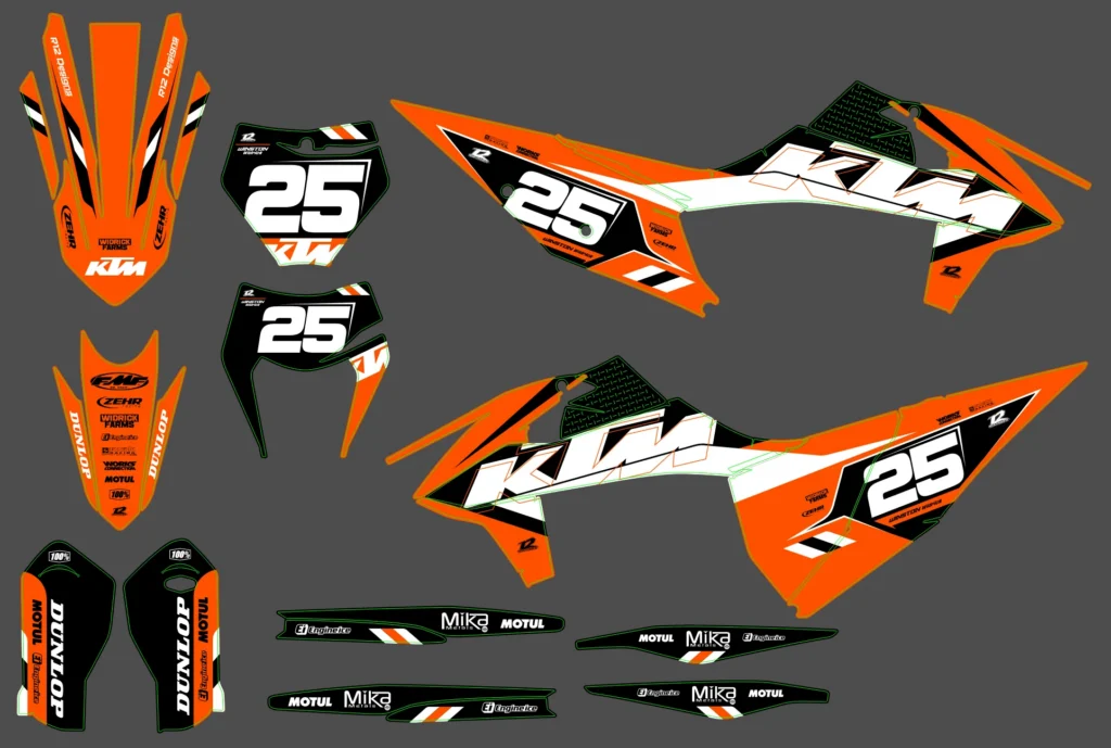 Okleina motocyklowa KTM - KTM-986