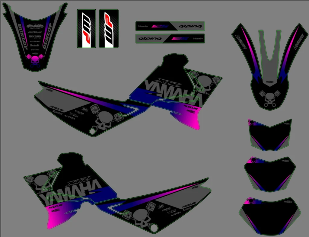 Okleina motocyklowa YAMAHA - YAM-346