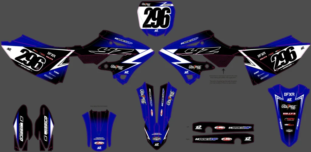 Okleina motocyklowa YAMAHA - YAM-348