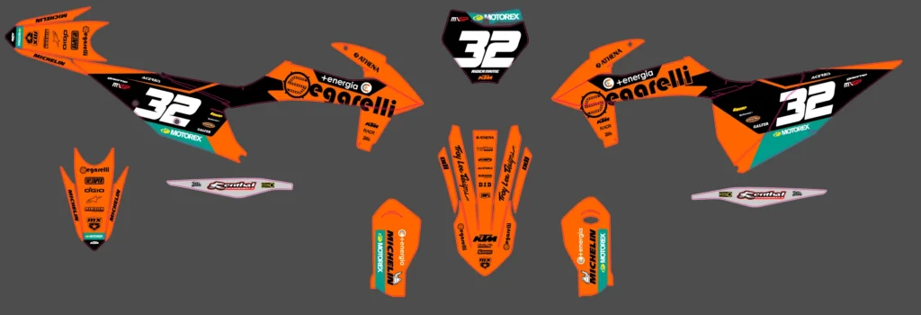 Okleina motocyklowa KTM - KTM-534