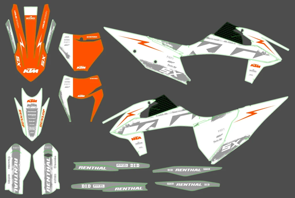 Okleina motocyklowa KTM - KTM-975