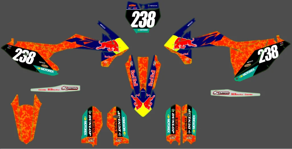Okleina motocyklowa KTM - KTM-1025