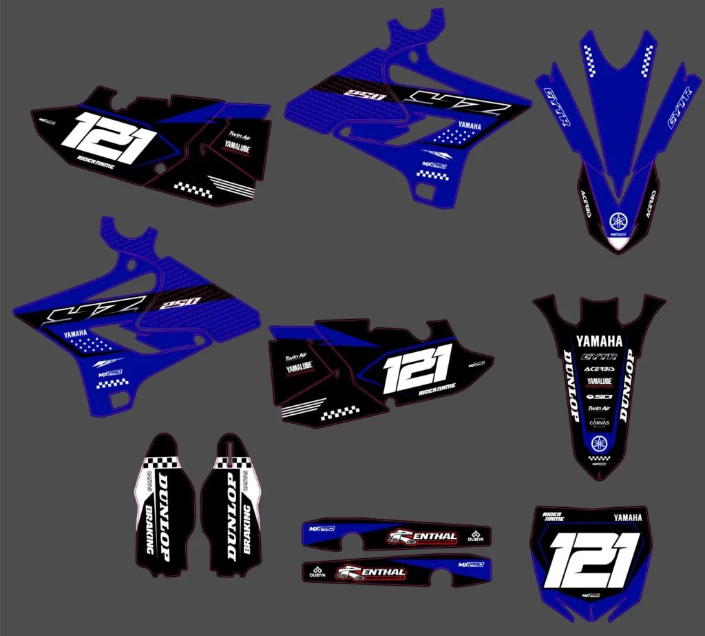 Okleina motocyklowa YAMAHA - YAM-351