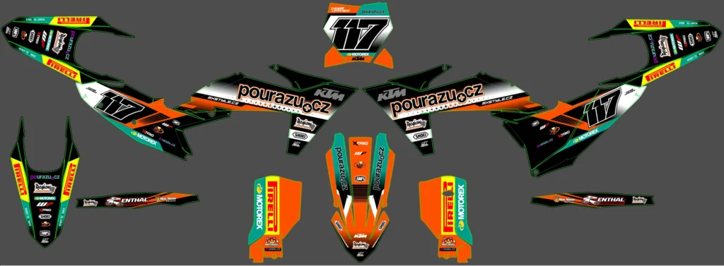 Okleina motocyklowa KTM - KTM-912
