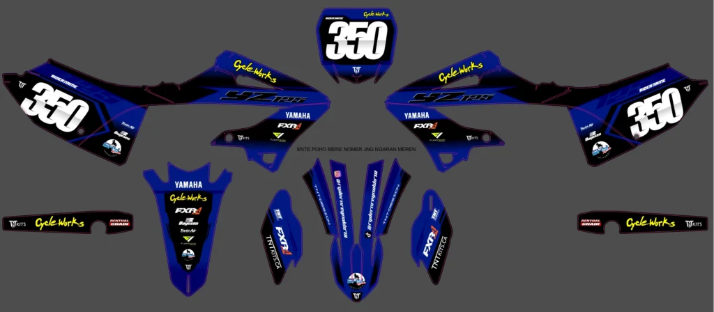 Okleina motocyklowa YAMAHA - YAM-352