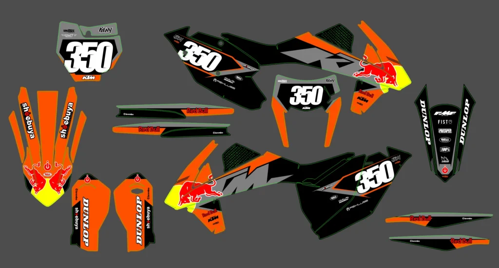 Okleina motocyklowa KTM - KTM-1007