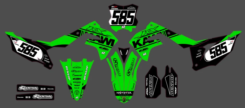 Okleina motocyklowa KAWASAKI - KAW-164