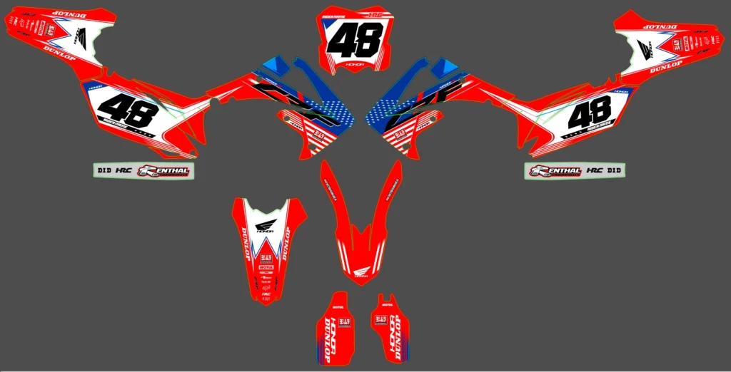 Okleina motocyklowa HONDA - HON-242