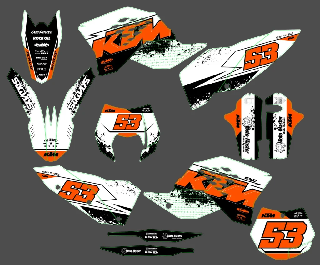 Okleina motocyklowa KTM - KTM-977