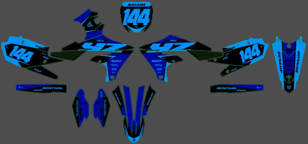 Okleina motocyklowa YAMAHA - YAM-356