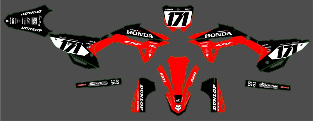 Okleina motocyklowa HONDA - HON-245