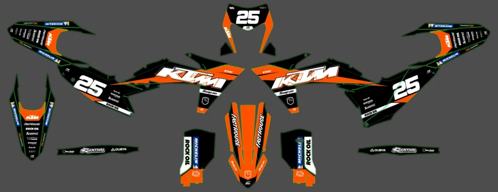 Okleina motocyklowa KTM - KTM-707
