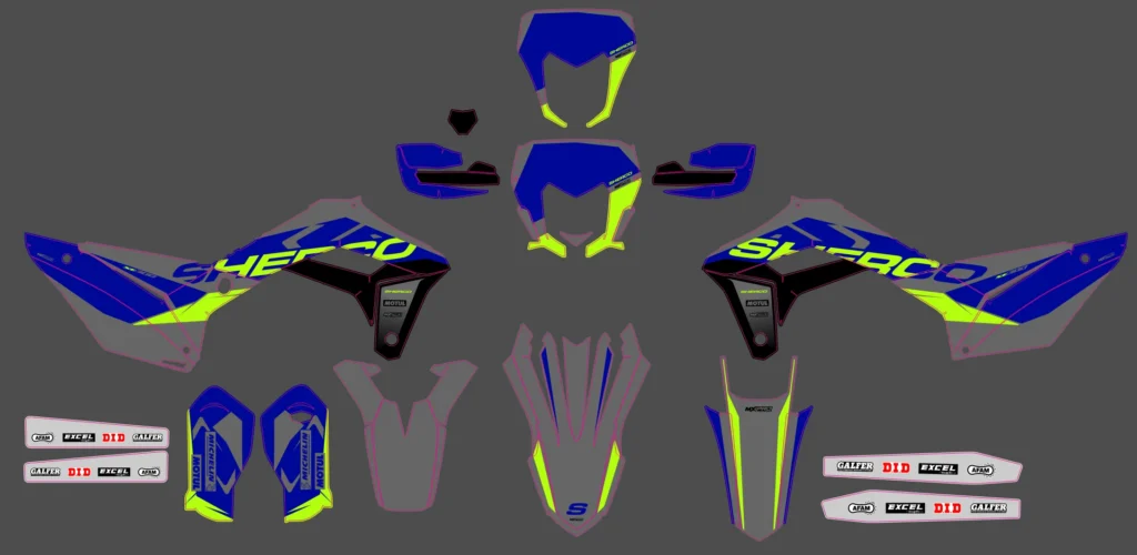 Okleina motocyklowa SHERCO - SHERCO-27