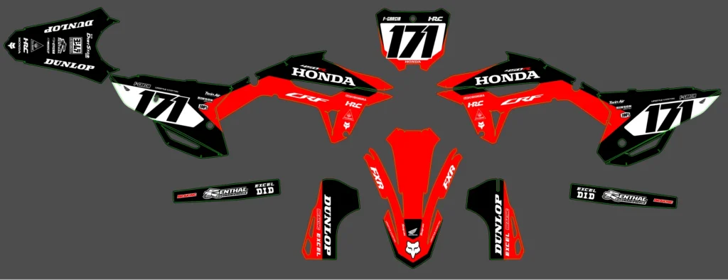 Okleina motocyklowa HONDA - HON-251