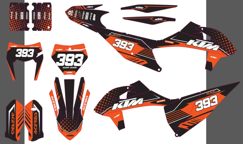 Okleina motocyklowa KTM - KTM-1118