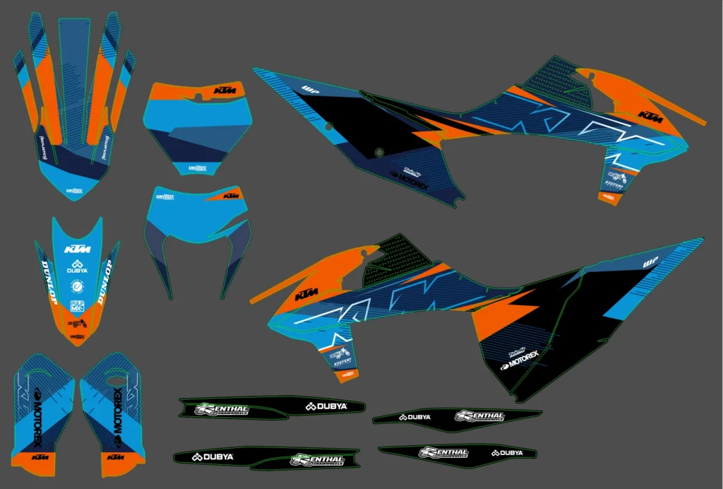 Okleina motocyklowa KTM - KTM-1070