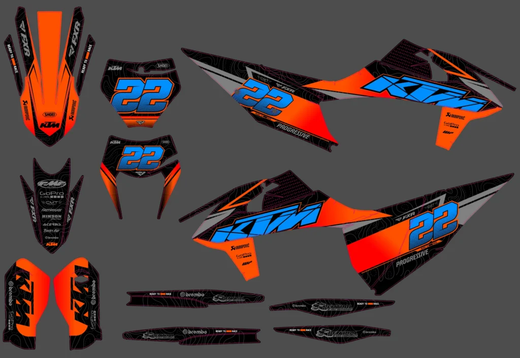 Okleina motocyklowa KTM - KTM-1131