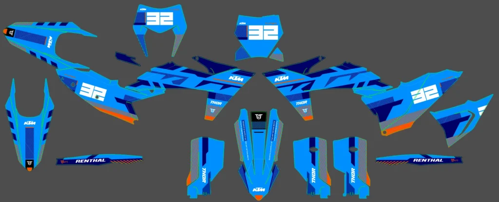 Okleina motocyklowa KTM - KTM-886