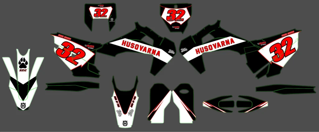 Okleina motocyklowa HUSQVARNA - HUSQ-277