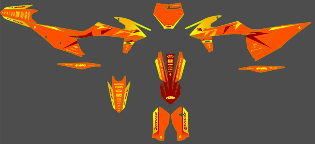 Okleina motocyklowa KTM - KTM-459