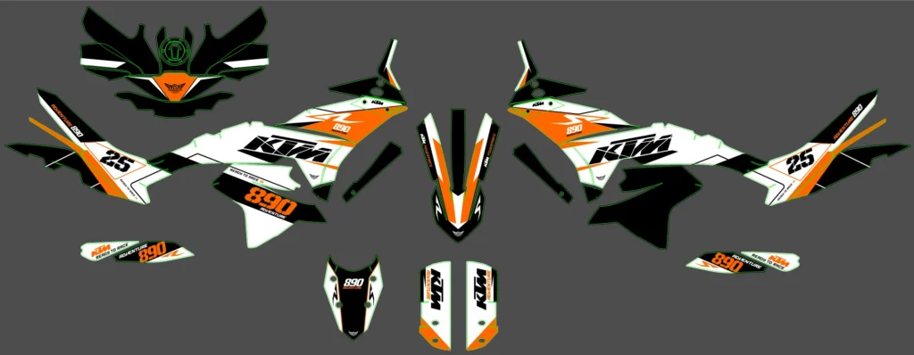 Okleina motocyklowa KTM - KTM-547