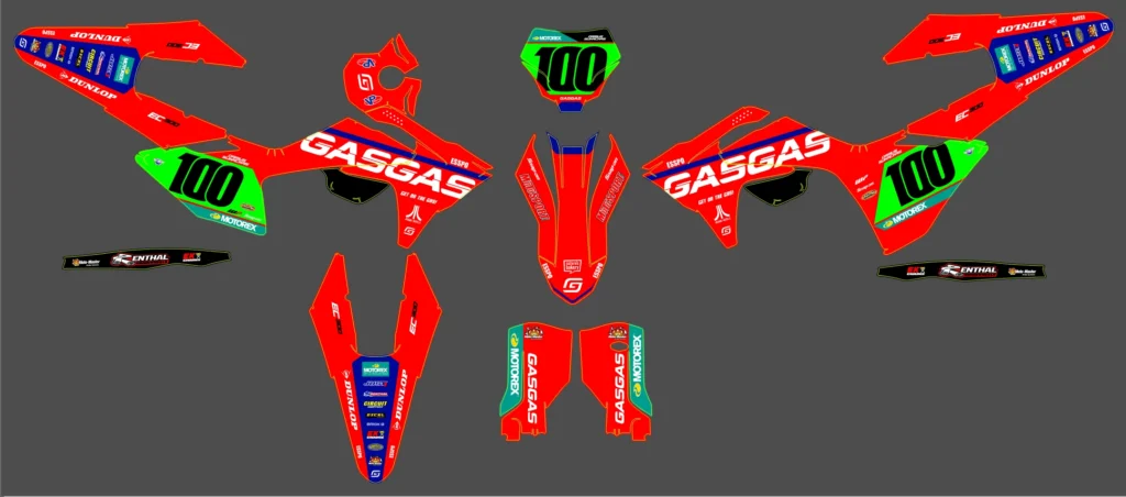Okleina motocyklowa GAS GAS - GAS-131