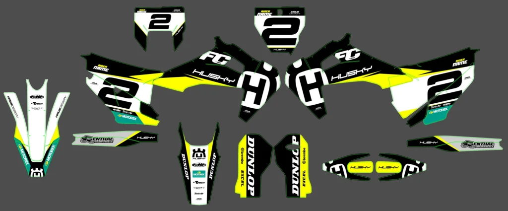 Okleina motocyklowa HUSQVARNA - HUSQ-283