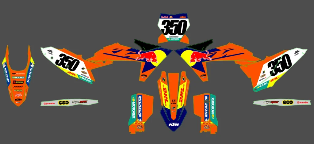 Okleina motocyklowa KTM - KTM-711