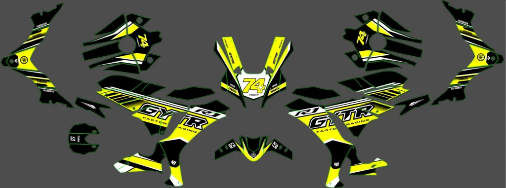 Okleina motocyklowa YAMAHA - YAM-369