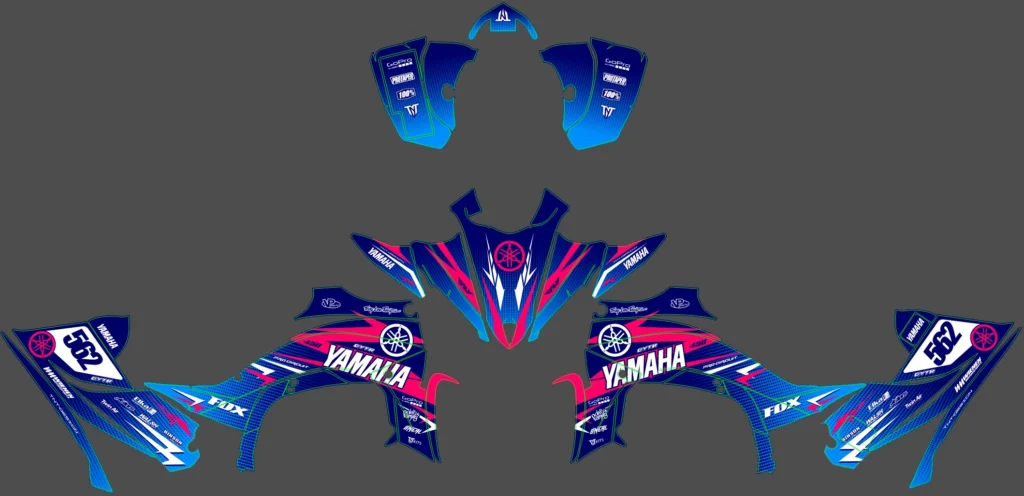 Okleina motocyklowa YAMAHA - YAM-370
